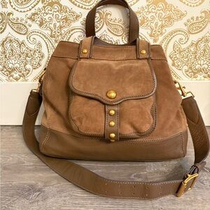 Aimee Kestenberg Tan and Brown Shoulder Bag